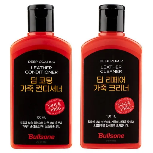 불스원 천연가죽 풀케어 2종 세트, 150ml