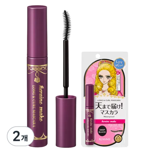 키스미 히로인메이크 롱앤컬 마스카라 EX 6g, 딥블랙