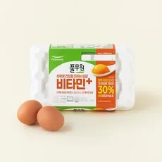 풀무원 무항생제 1+등급 비타민 플러스 대란, 15구, 1개