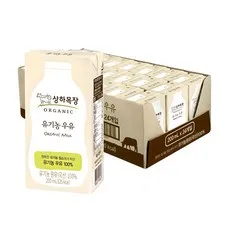 상하목장 유기농 우유, 200ml