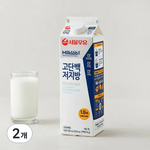서울우유 밀크랩 고단백 저지방우유