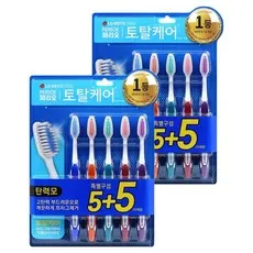 페리오 토탈케어 탄력모 칫솔, 10개입, 1개