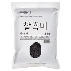 두보식품 바른곡물 국산 찰흑미, 2kg, 1개