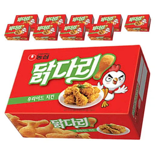 농심닭다리 후라이드 치킨 맛, 66g