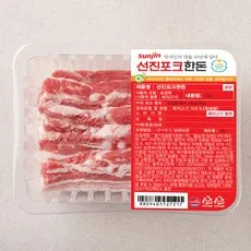선진포크 한돈 1등급이상 삼겹살 구이용 (냉장), 1kg