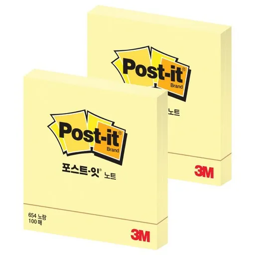포스트잇 노트 접착메모지 654