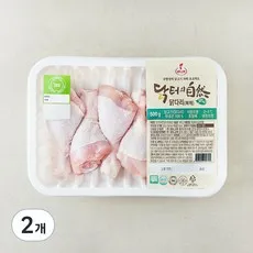 마니커 닭터의자연 무항생제 인증 1등급 닭다리 북채 (냉장), 500g