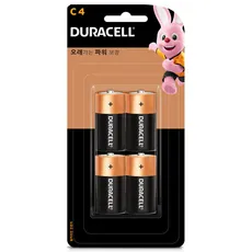 듀라셀 알카라인 건전지 C, 2개입, 1개