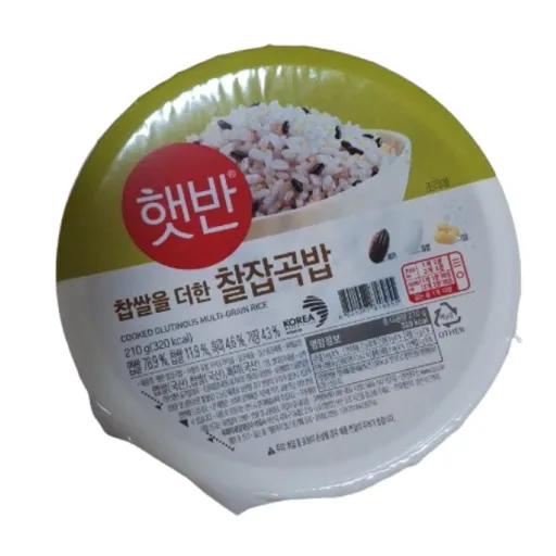본사배송 햇반 찰잡곡밥 210g