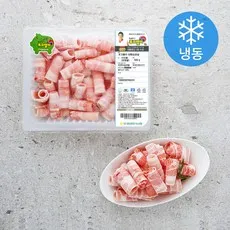 포크밸리 한돈 대패 삼겹살 구이용 (냉동), 500g