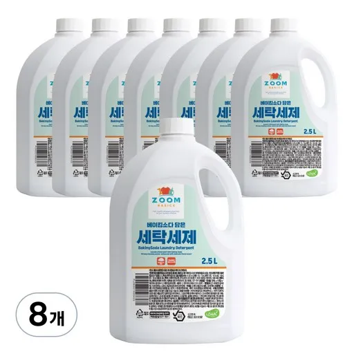 줌 베이직 베이킹소다 담은 액체 세탁세제 본품