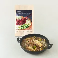 프레시지 서울식 불고기 전골 밀키트 2인분, 424.5g