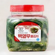 종가 백열무 물김치, 1.2kg