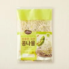 무농약 인증 맑은물에 참좋은 국산콩나물, 500g
