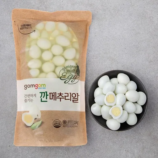 곰곰 깐 메추리알, 270g