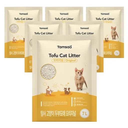 탐사 고양이 두부모래 7L (약 2.8kg)