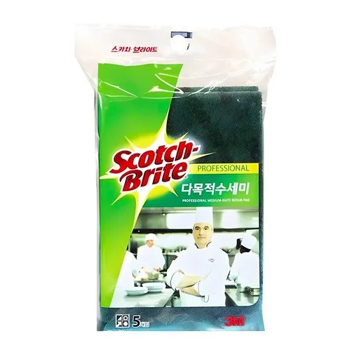 스카치브라이트 향균 삼중 양면 다목적 수세미