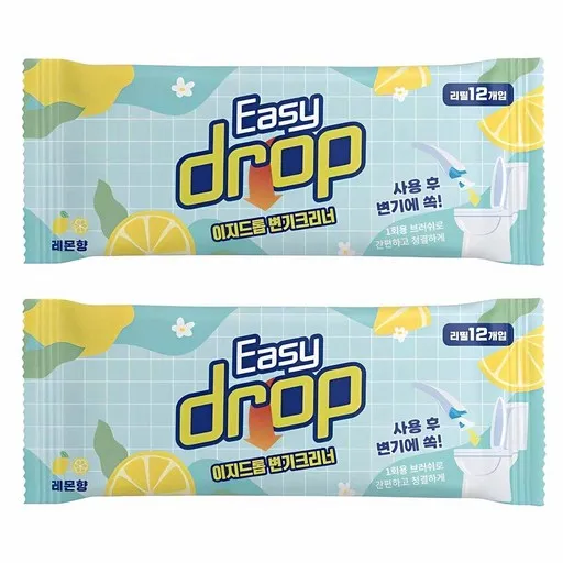 이지드롭 변기크리너 뉴 레몬향