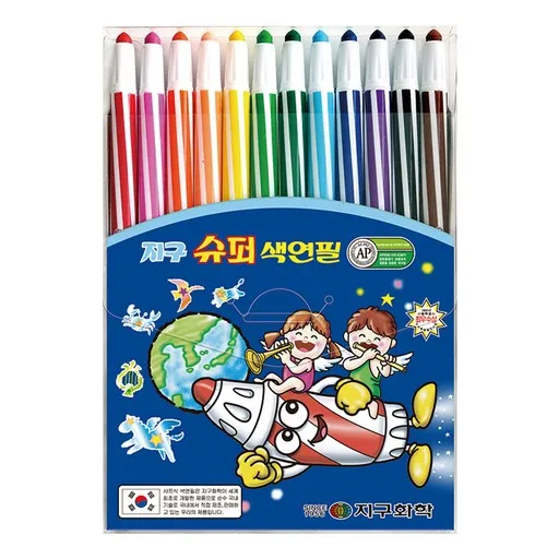 지구화학 슈퍼 색연필, 12색