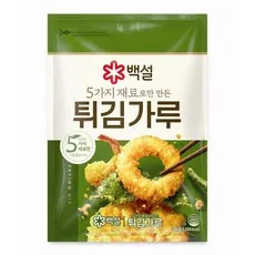 백설 5가지 재료로만 만든 튀김가루, 1kg