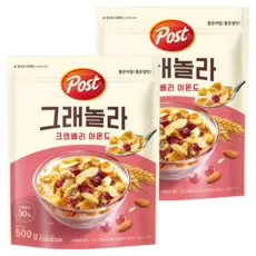 포스트 크랜베리 아몬드 그래놀라, 500g