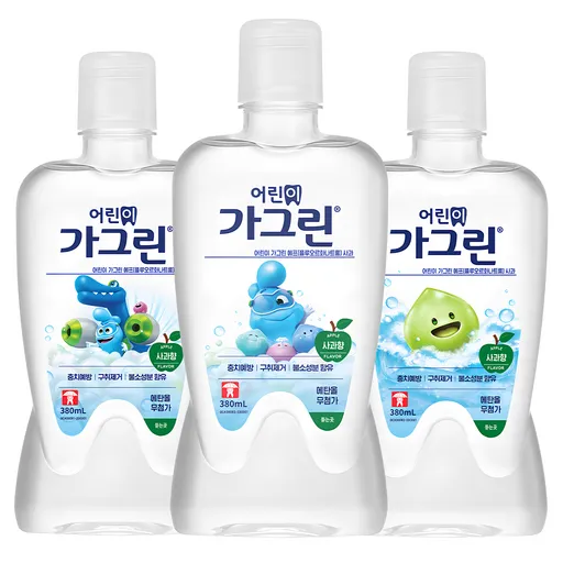 가그린 어린이용 구강세정제 사과향