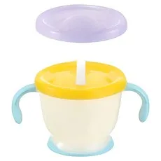 릿첼 AQ 첫걸음 머그 스텝업 빨대컵 세트, 150ml, 1개, 옐로우