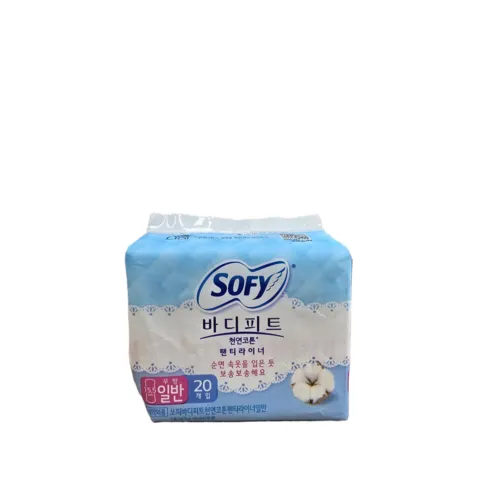 쏘피 바디피트 천연코튼 팬티라이너 무향, 일반, 20개입, 1개