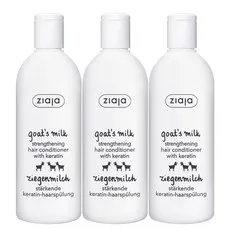 지아자 산양유 단백질 헤어 린스 컨디셔너, 200ml, 3개