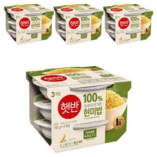 햇반 현미밥, 130g, 12개