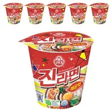 오뚜기 진라면 컵 매운맛 65g