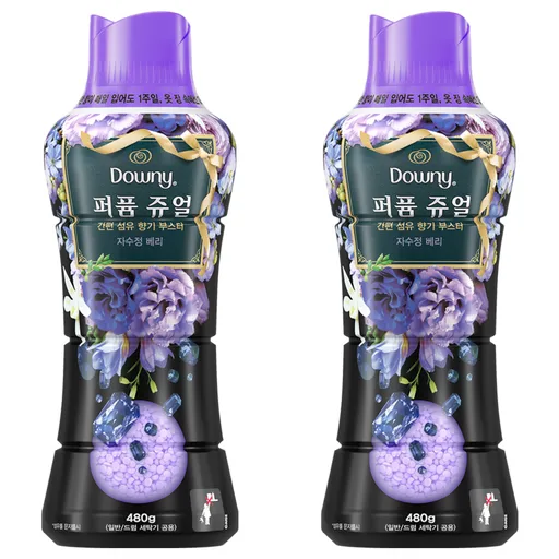다우니 퍼퓸 쥬얼 자수정 베리 향기부스터, 480g
