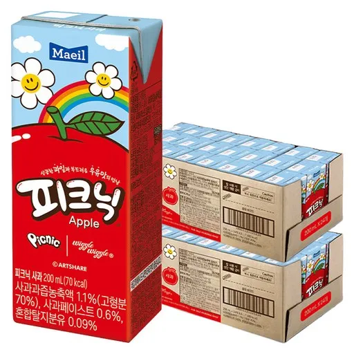 매일유업 피크닉 사과