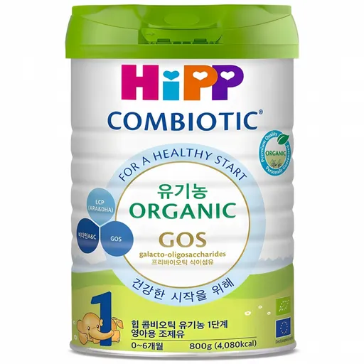 힙 콤비오틱 유기농 분유 1단계, 800g