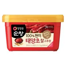 청정원순창 100% 현미 태양초 찰고추장, 1kg