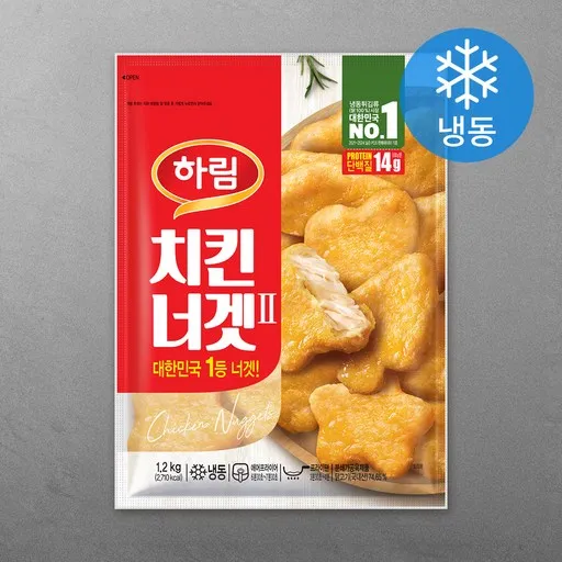 하림 치킨너겟 (냉동), 1.2kg