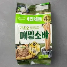 풀무원 가쓰오 메밀소바 4인, 1.154kg