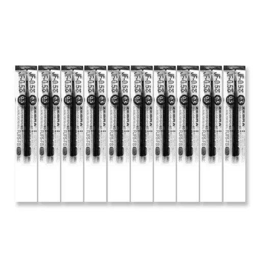 제브라 젤잉크 JF 리필심 0.5mm, NEW 혼합(검1파1빨1), 3