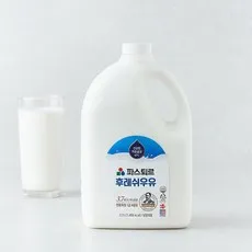 파스퇴르 건강한 저온살균 우유 후레쉬, 2.3L