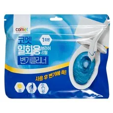 코멧 일회용 변기 클리너 브러쉬 리필 24입 레몬향, 1세트