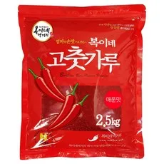 복이네먹거리 중국산 고춧가루 매운맛 찜용 일반, 2.5kg