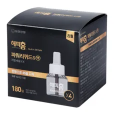 해피홈 블랙에디션 파워리퀴드에스액 리필 45일 4p, 116ml