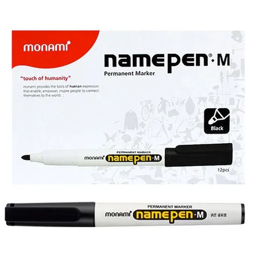 모나미 굵은글씨용 네임펜 MEDIUM, 골드