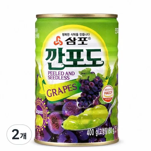 삼포 깐포도, 400g