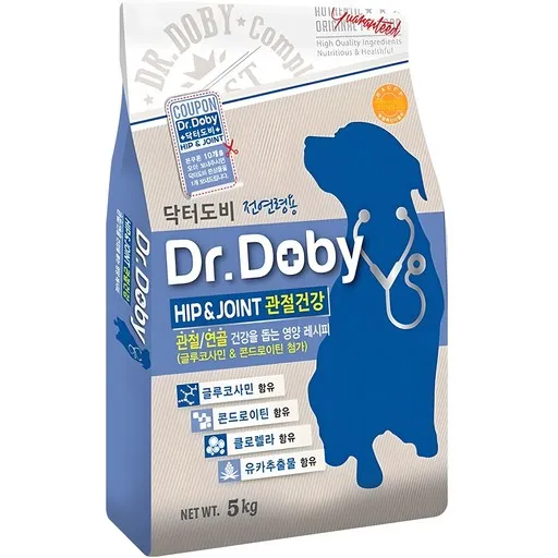 닥터도비 강아지 기능성 사료, 뼈/관절강화, 5kg