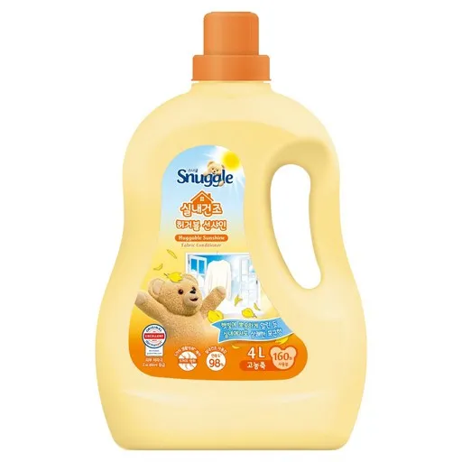 스너글 실내건조 섬유유연제 허거블 선샤인 본품, 4L
