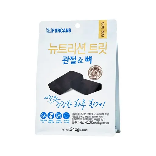 포켄스 강아지 뉴트리션 트릿 영양제, 240g, 뼈/관절강화