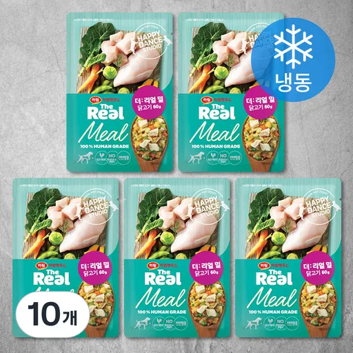 하림펫푸드 전연령 강아지 더리얼 밀 냉동 화식사료