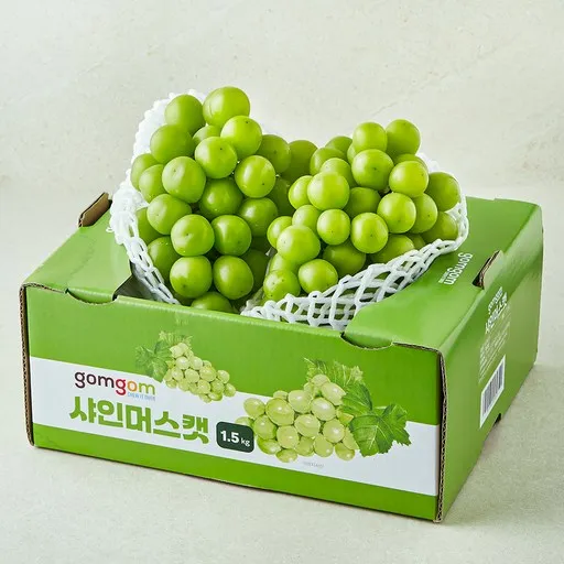 곰곰 당도선별 샤인머스켓, 1.5kg(2~3수)