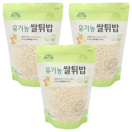 OrganicStory 유아용 유기농 쌀튀밥